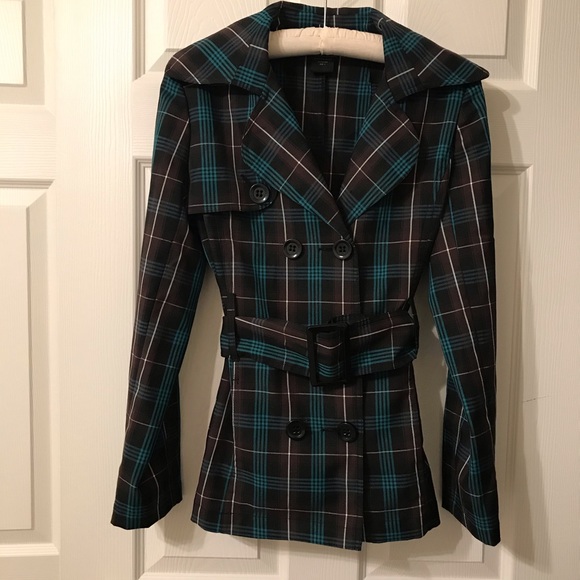 Speak to me Jackets & Blazers - Speak To Me Plaid Lightweight Jacket Size Small
